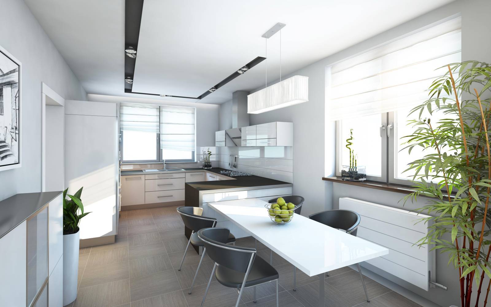 Cuisine en laqué sur mesure