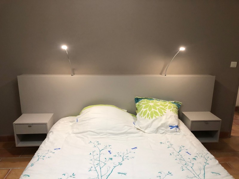 Tête de lit sur mesure avec leds à Aix en Provence