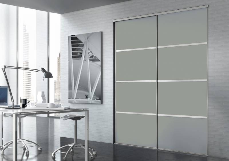 Portes coulissantes design en verre laqué